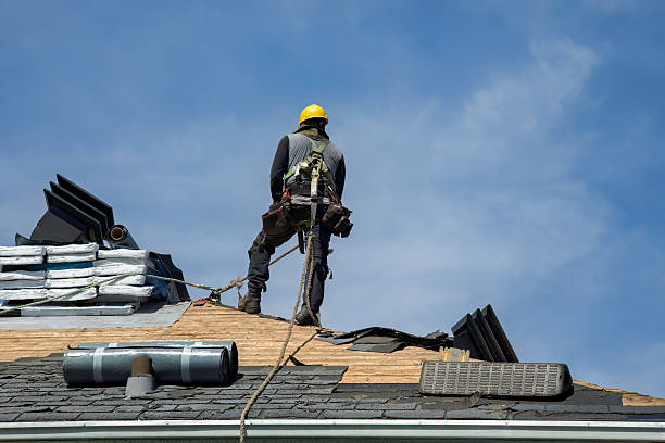 Professional Roof Replacement technician working in Kentfield, CA